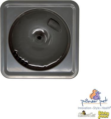 Show full view: Pioneer Pet Mini Vortex Plastic Dog & Cat Water Fountain, White, 80-oz + Replacement, White, Small, 3 count slide 4 of 7