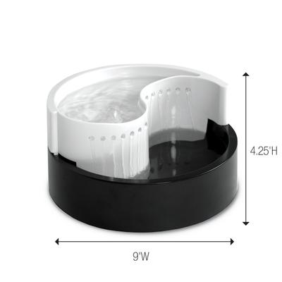 Show full view: Pioneer Pet Plastic Dog & Cat Fountain Fung Shui Design, 60-oz slide 2 of 9