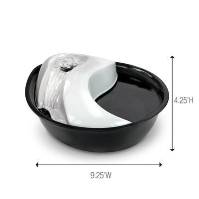 Show full view: Pioneer Pet Plastic Dog & Cat Fountain Raindrop Design, 60-oz slide 3 of 11