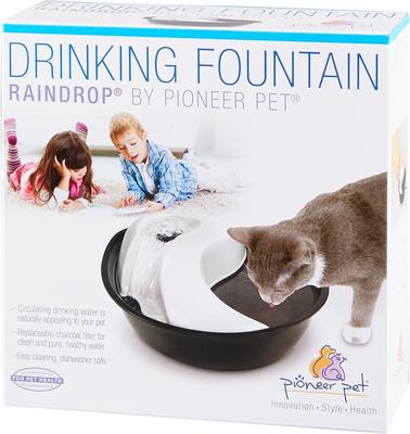Show full view: Pioneer Pet Plastic Dog & Cat Fountain Raindrop Design, 60-oz slide 7 of 11