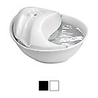 Pioneer Pet Raindrop Ceramic Dog & Cat Fountain, White, 60-oz