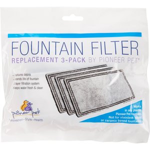 Pioneer Pet Replacement Filters for Plastic Raindrop & Fung Shui Fountains, 3 pack