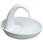 Pioneer Pet Swan Cat Drinking Fountain, White