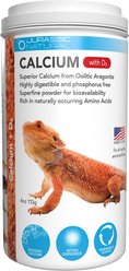 Jurassic Natural Calcium with D3 Reptile Supplement, 4-oz bottle