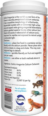 Show full view: Jurassic Natural Calcium with D3 Reptile Supplement, 8-oz bottle slide 2 of 2