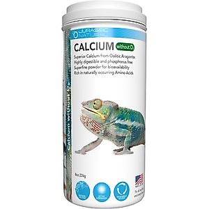 Jurassic Natural Calcium Without D3 Reptile Supplement, 8-oz bottle