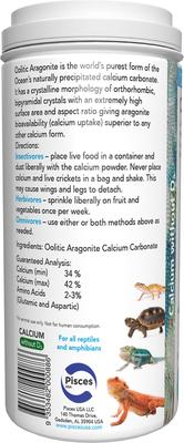 Show full view: Jurassic Natural Calcium Without D3 Reptile Supplement, 8-oz bottle slide 2 of 2