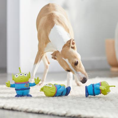 Show full view: Pixar Aliens Latex Squeaky Dog Toy, 3 count slide 3 of 5