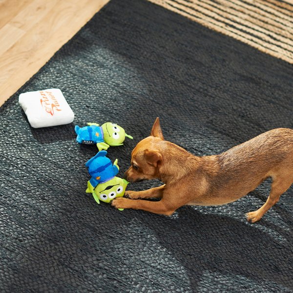 Pixar Aliens Plush Squeaky Dog Toy, 3 count
