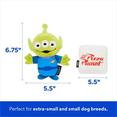 Show full view: Pixar Aliens Plush Squeaky Dog Toy, 3 count slide 3 of 6