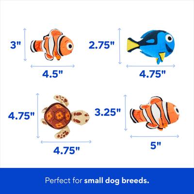 Show full view: Pixar Finding Nemo's Anemone Hide & Seek Puzzle Plush Squeaky Dog Toy, Small slide 3 of 6