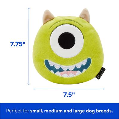 Show full view: Pixar Mike Wazowski Round Plush Squeaky Dog Toy slide 2 of 5