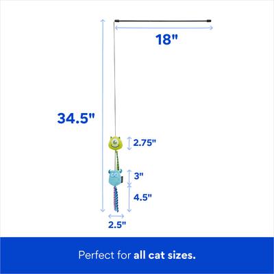 Show full view: Pixar Mike Wazowski & Sulley Teaser Cat Toy with Catnip slide 3 of 6