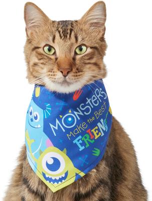 Show full view: Pixar Monster's Inc "Monsters Make the Best Friends" Dog & Cat Bandana, X-Small/Small slide 3 of 9