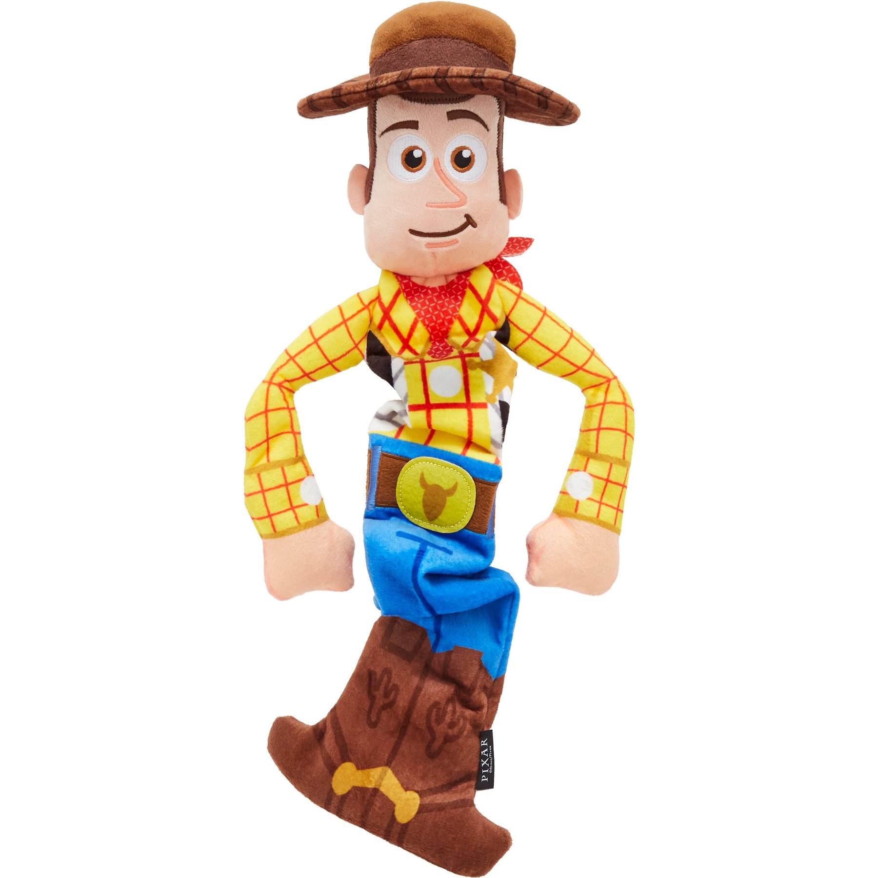 PIXAR Woody Bungee Plush Squeaky Dog Toy