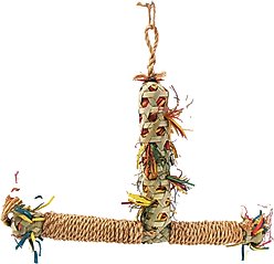 Planet Pleasures Foraging Perch Bird Toy, Medium