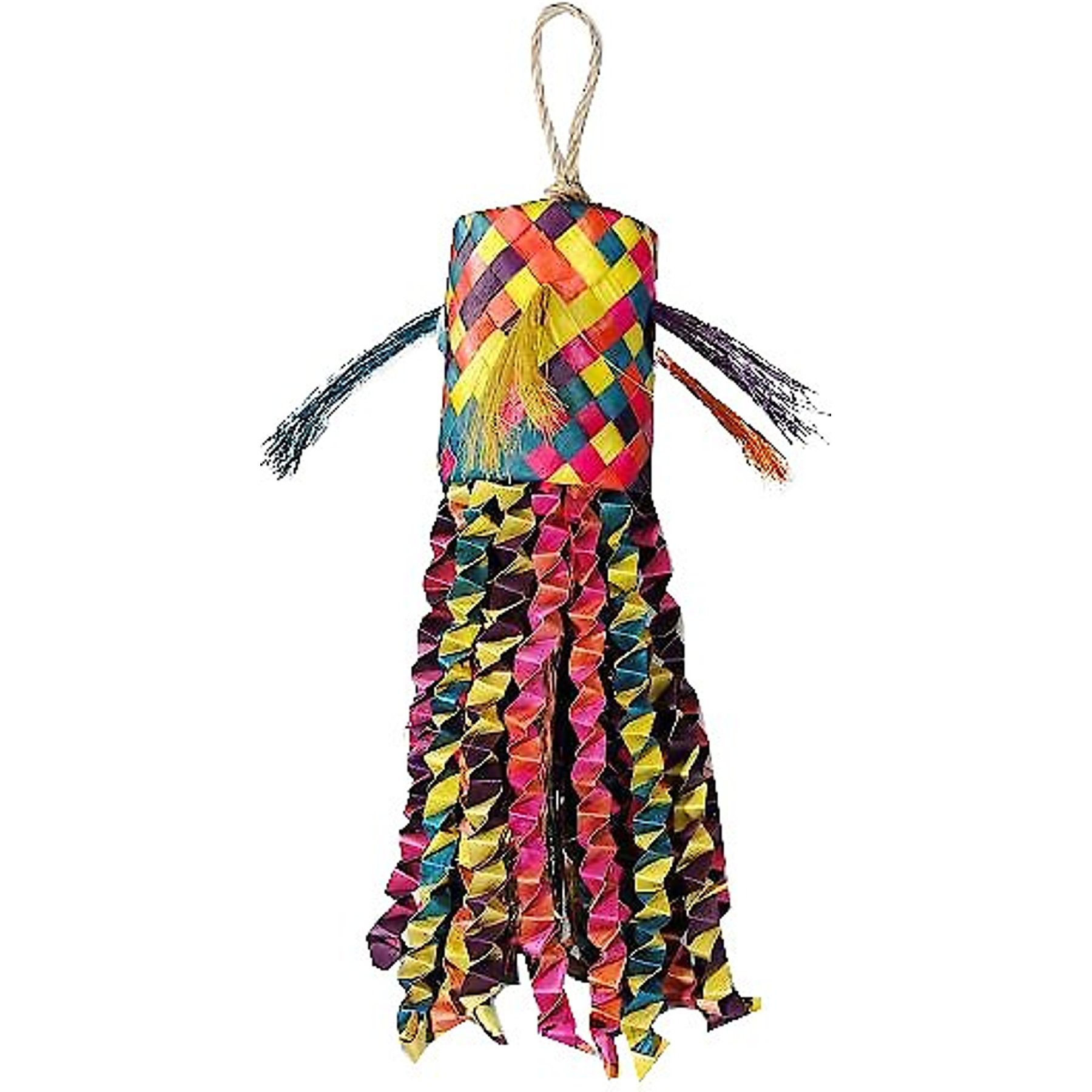 Planet Pleasures Octopus Piñata Bird Toy, Color Varies, Large