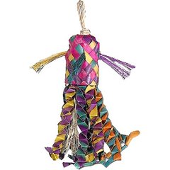 Planet Pleasures Octopus Piñata Bird Toy, Color Varies, Small