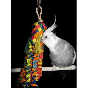 Planet Pleasures Octopus Piñata Bird Toy, Color Varies, Small