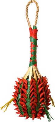 Show full view: Planet Pleasures Pineapple Foraging Bird Toy, Medium, Color Varies slide 1 of 5