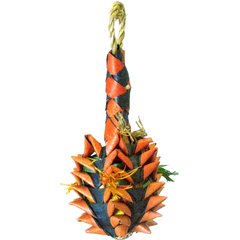Planet Pleasures Pineapple Foraging Bird Toy, Small, Color Varies