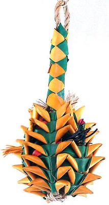 Show full view: Planet Pleasures Pineapple Foraging Bird Toy, Small, Color Varies slide 3 of 6