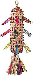 Planet Pleasures Spiked Piñata Natural Bird Toy, Color Varies, X-Large