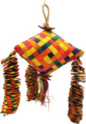 Planet Pleasures Triangle Bouncer Bird Toy, Medium