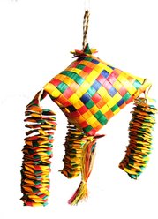 Planet Pleasures Triangle Bouncer Bird Toy, X-Large 