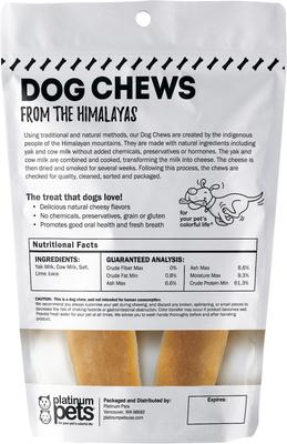 Show full view: Platinum Pet Treats Dog Chews from the Himalayas Dog Treats, Large slide 3 of 6