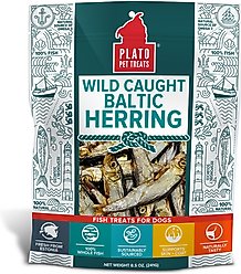 Plato Baltic Herring Dog & Cat Treat, 8.5-oz bag