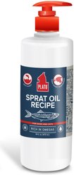 Plato Baltic Sprat Oil Recipe Skin & Coat Supplement for Dogs, 16-fl oz bottle