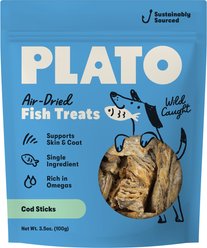 Plato Hundur's Crunch Jerky Fingers Dog Treats, 10-oz bag