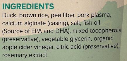 Show full view: Plato Thinkers Duck Recipe Dog Treats, 10-oz bag slide 6 of 8