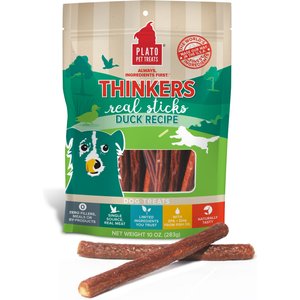 Plato Thinkers Duck Recipe Dog Treats, 18-oz bag