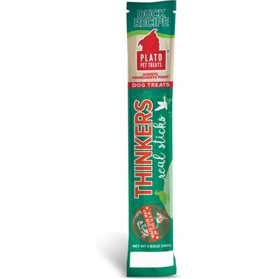 Plato Plato Thinkers Duck Recipe Dog Treats, 0.63-oz bag