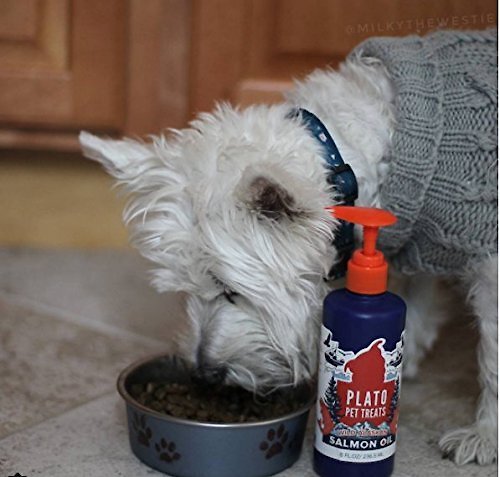 Plato Wild Alaskan Salmon Oil For Dogs & Cats - 15.5 Oz Bottle, Omega-3 & Omega-6 Supplement - View #3