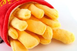 P.L.A.Y. Pet Lifestyle and You American Classic French Fries Plush Squeaky Dog Toy, X-Small slide 2 of 4