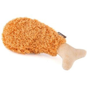 P.L.A.Y. Pet Lifestyle and You American Classic Fried Chicken Plush Squeaky Dog Toy, X-Small