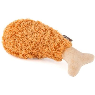 P.L.A.Y. Pet Lifestyle and You P.L.A.Y. Pet Lifestyle and You American Classic Fried Chicken Plush Squeaky Dog Toy, X-Small