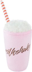 P.L.A.Y. Pet Lifestyle and You American Classic Milkshake Plush Squeaky Dog Toy, X-Small