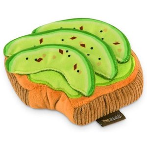 P.L.A.Y. Pet Lifestyle and You Barking Brunch Collection, Avodoggo Toast Plush Squeaky Dog Toy
