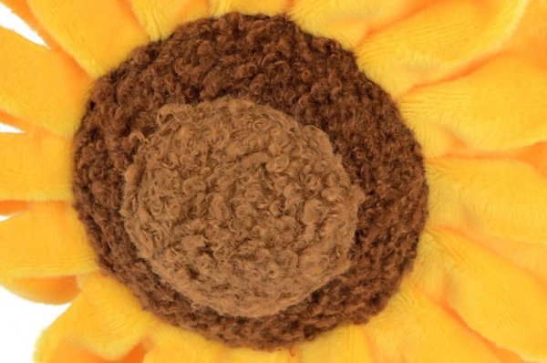 Show full view: P.L.A.Y. Pet Lifestyle and You Blooming Buddies Collection Sassy Sunflower Plush Squeaky Dog Toy slide 3 of 6