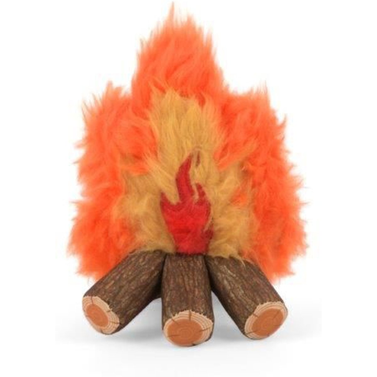 P.L.A.Y. Pet Lifestyle and You Camp Corbin Collection Cozy Campfire Plush Squeaky Dog Toy