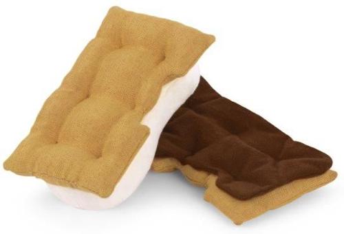 Show full view: P.L.A.Y. Pet Lifestyle and You Camp Corbin Collection Gimme S'More Plush Squeaky Dog Toy slide 2 of 6