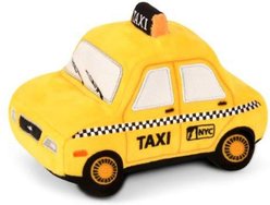 P.L.A.Y. Pet Lifestyle and You Canine Commute Collection New Yap City Taxi Plush Squeaky Dog Toy