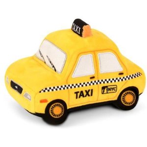 P.L.A.Y. Pet Lifestyle and You Canine Commute Collection New Yap City Taxi Plush Squeaky Dog Toy
