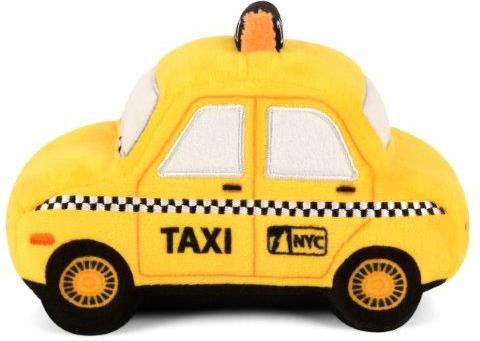 Show full view: P.L.A.Y. Pet Lifestyle and You Canine Commute Collection New Yap City Taxi Plush Squeaky Dog Toy slide 2 of 6