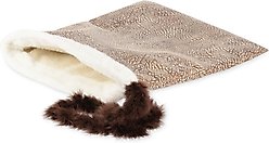 P.L.A.Y. Pet Lifestyle and You Crinkle Sack Cat Bed, Small, Savannah Sepia
