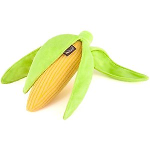 P.L.A.Y. Pet Lifestyle and You Farm Fresh Corn Plush Squeaky Dog Toy
